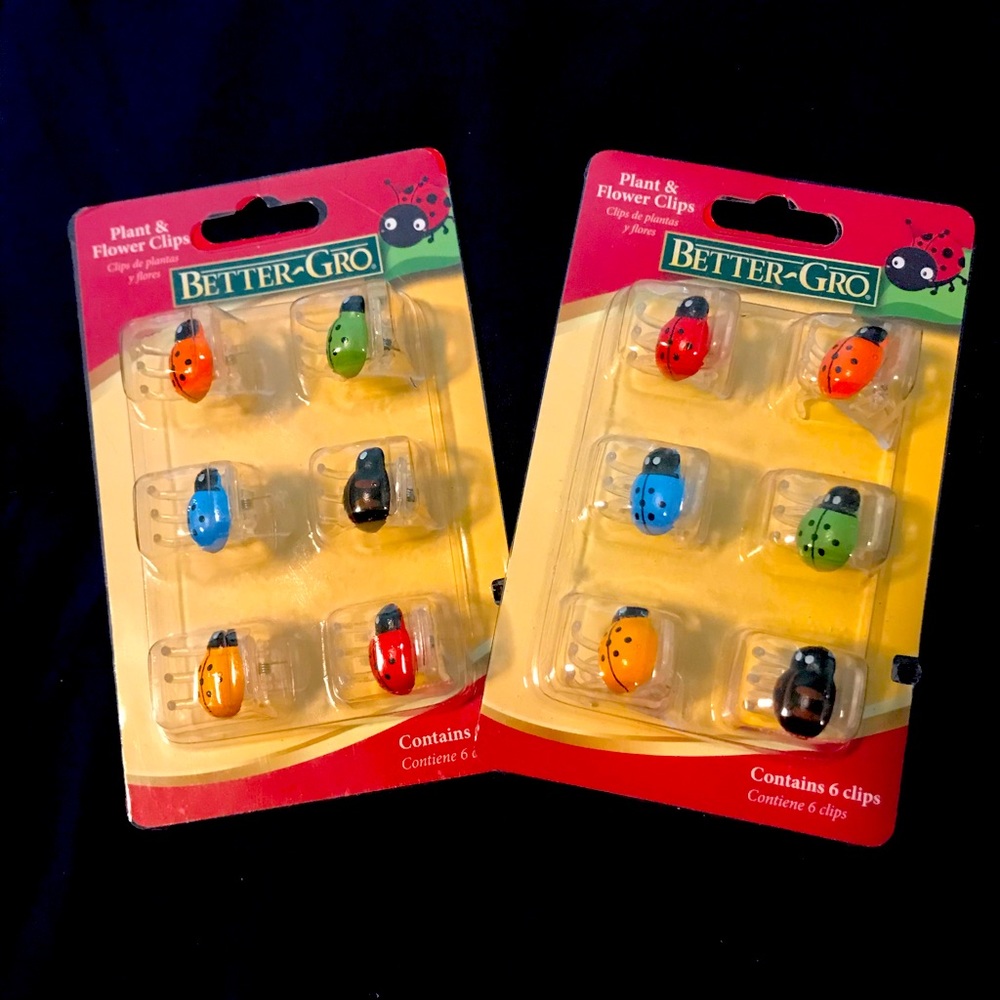 Better-Gro plant and flower clips (two sets)